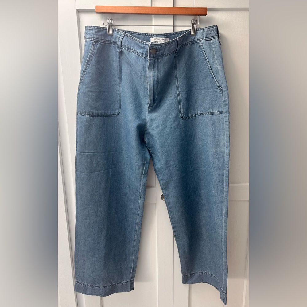 Gerard Darel Light Blue Relaxed Jeans sz 14